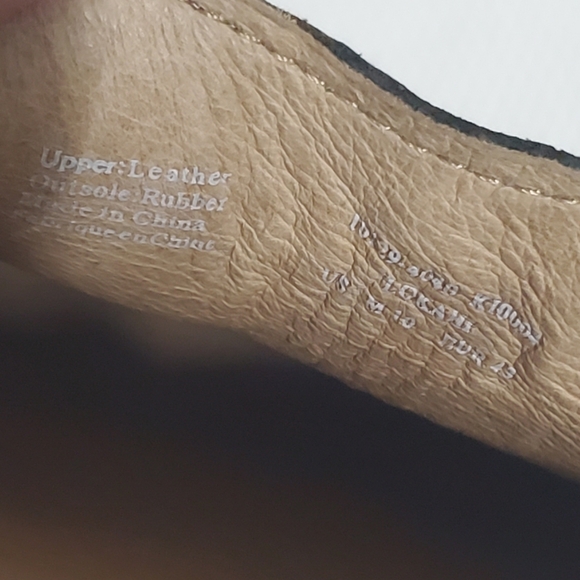 OlyKai Lokahi Driving Moccasin Loafers Black Leather Slip On Men's   10 - Picture 4 of 9